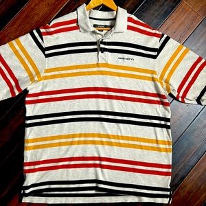 Sean John Sz XXL multi colored stripped Polo Shirt